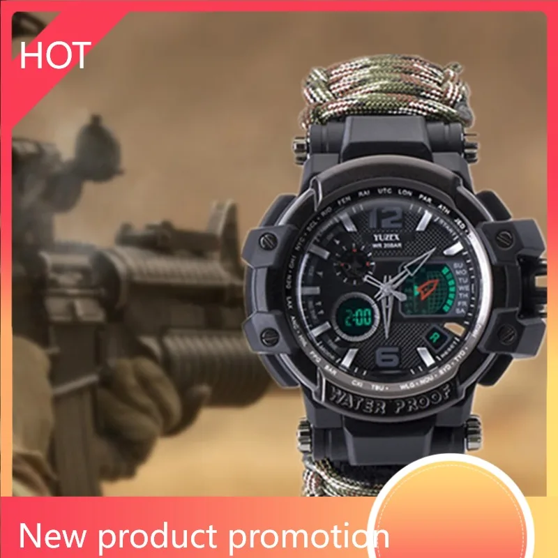 

Relogio Masculino MEGALITH Sport Waterproof Watches Men Luminous Dual Display Alarm Top Brand Luxury Quartz Watch Wholesale 8051