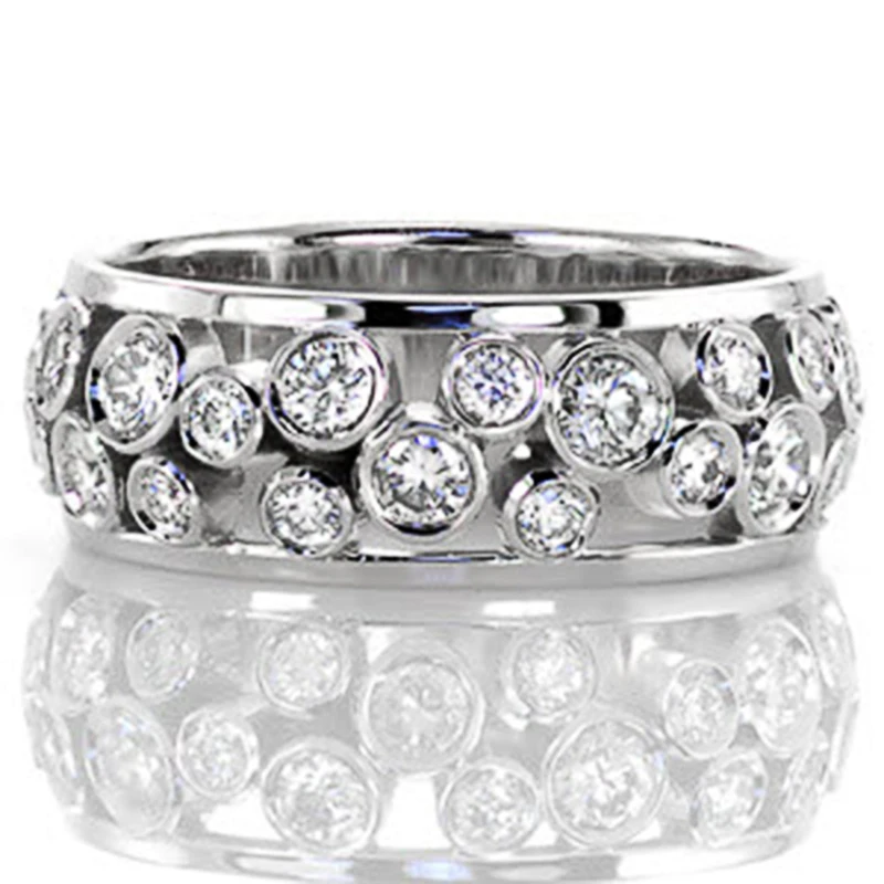 New Trendy Wedding Bands Rings Women Hollow Out Round CZ Design Fancy Finger Ring Female Stylish Accessories Party Jewelry
New Trendy Wedding Bands Rings Women Hollow Out Round CZ Design Fancy Finger Ring Female Stylish Accessories Party Jewelry