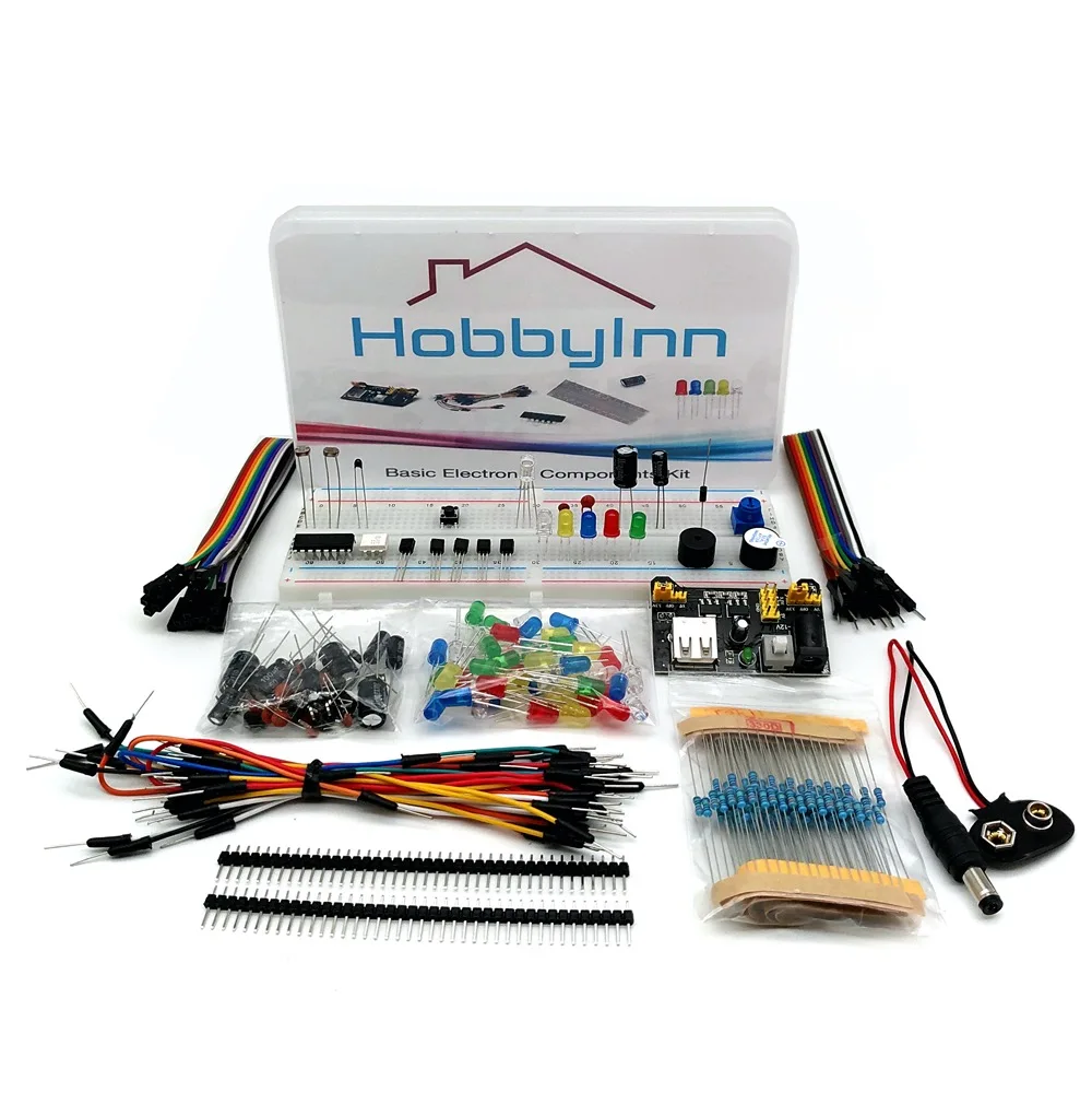 Базовые электронные компоненты, стартовый комплект MB102, совместимый с Arduino UNO R3 MEGA 2560 Raspberry Pi, посылка «сделай сам»
Базовые электронные компоненты, стартовый комплект MB102, совместимый с Arduino UNO R3 MEGA 2560 Raspberry Pi, посылка «сделай сам»