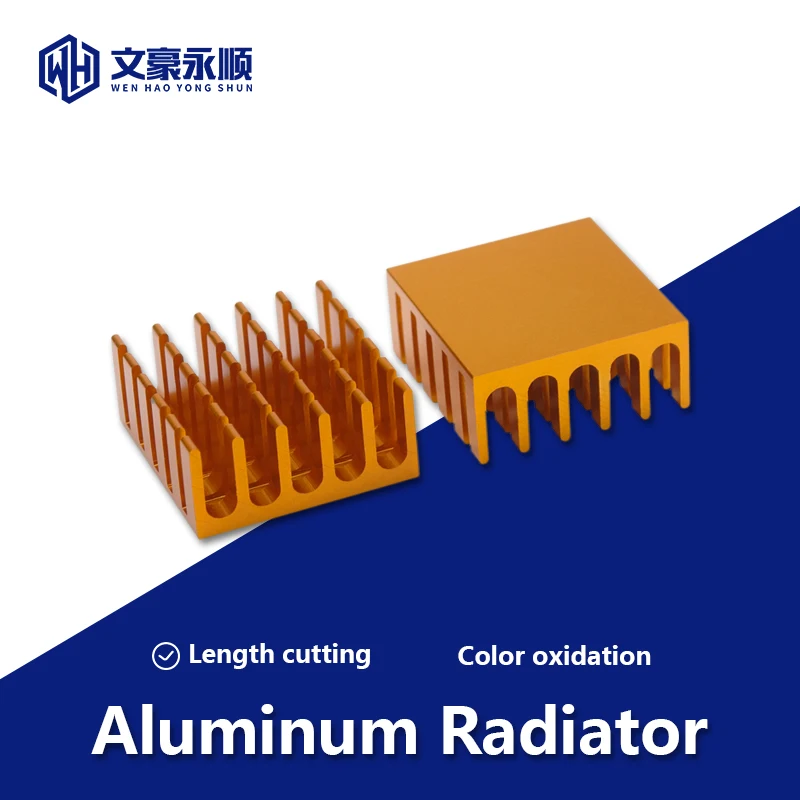 

Aluminum Heatsink 22/41×22×10mm Radiator Cooling cooler For Electronic Chip IC LED computer With Thermal Conductive Tape