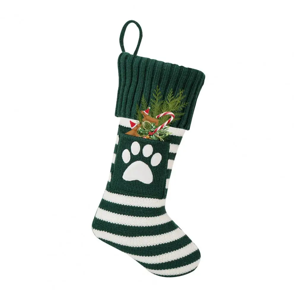 Christmas Knitted Socks Hanging Stockings for Bars Festive Snowflake Design Knitted Socks for Christmas Tree Fireplace
Christmas Knitted Socks Hanging Stockings for Bars Festive Snowflake Design Knitted Socks for Christmas Tree Fireplace