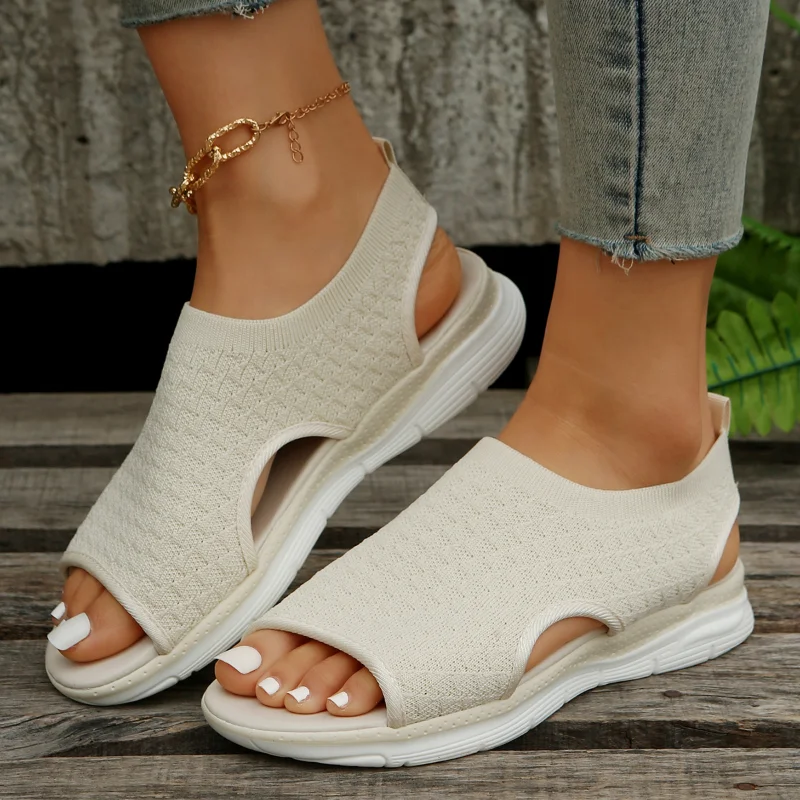Shoes for Women 2023 Hot Sale Rome Women's Sandals Summer New Open Toe Sandals Casual Mixed Colors Breathable Mesh Shoes Mujer
Shoes for Women 2023 Hot Sale Rome Women's Sandals Summer New Open Toe Sandals Casual Mixed Colors Breathable Mesh Shoes Mujer
