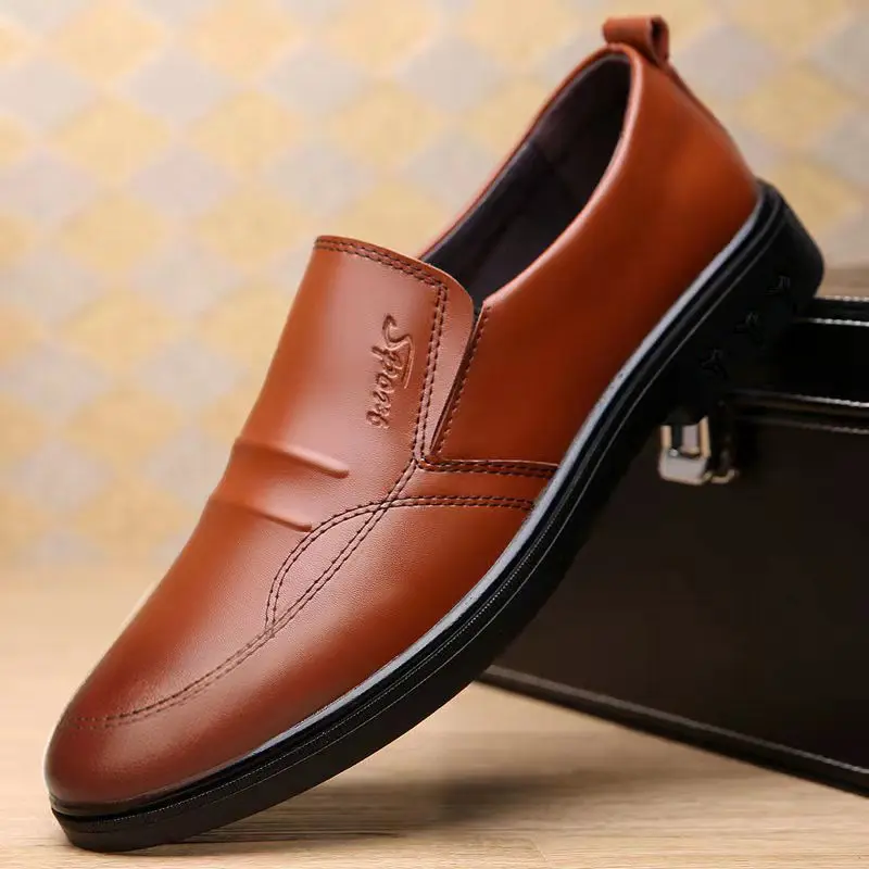 2022 Men's British Style Business Leather Shoes, Breathable Casual Shoes, Trendy Comfortable Shoes, Soft-soled Work Shoes
2022 Men's British Style Business Leather Shoes, Breathable Casual Shoes, Trendy Comfortable Shoes, Soft-soled Work Shoes