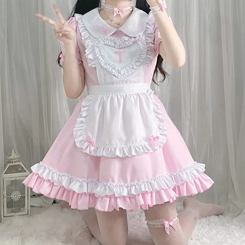 Lolita Dress 2023 Summer New Carnival Party Cute Girl Anime Cosplay Costume Versatile Multi Colors Maid Attire
Lolita Dress 2023 Summer New Carnival Party Cute Girl Anime Cosplay Costume Versatile Multi Colors Maid Attire