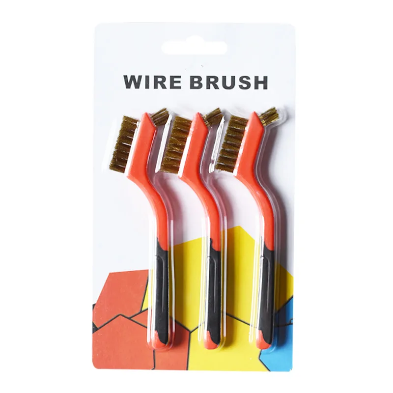 3pcs Wire Brush Brass Nylon & Steel Brushes Rust Remover Cleaning Polish Grinder For Scale Paint & Slag
3pcs Wire Brush Brass Nylon & Steel Brushes Rust Remover Cleaning Polish Grinder For Scale Paint & Slag