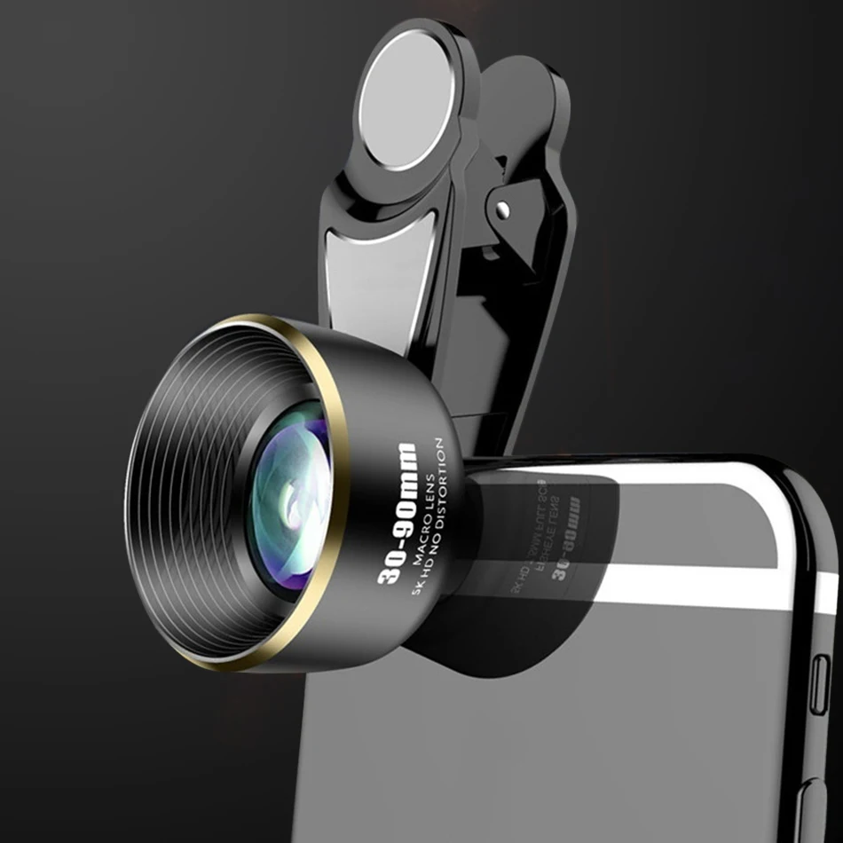 30-90mm Phone Camera Lens Macro Lens 5K HD Mobile Phone Accessories for iPhone 11 12 X all Smartphones Super Macro Lenses
30-90mm Phone Camera Lens Macro Lens 5K HD Mobile Phone Accessories for iPhone 11 12 X all Smartphones Super Macro Lenses