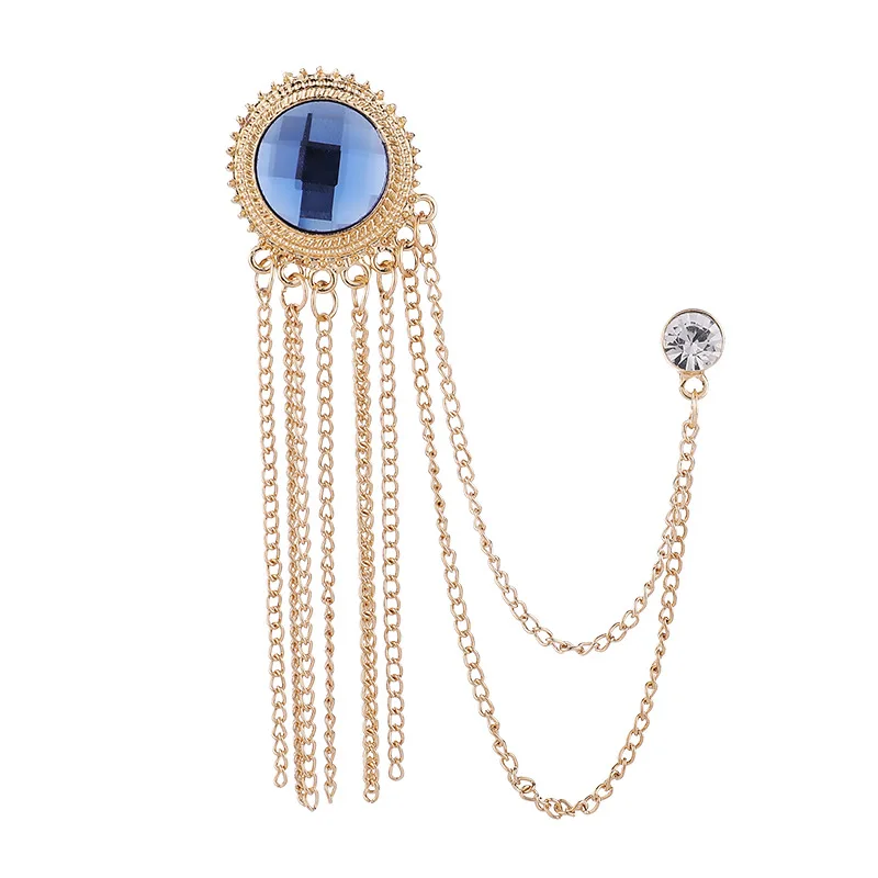 High-end Crystal Tassel Chain Luxury Jewelry Brooches for Women Men's Suit Rhinestone Collar Pins Badge Accessories
High-end Crystal Tassel Chain Luxury Jewelry Brooches for Women Men's Suit Rhinestone Collar Pins Badge Accessories