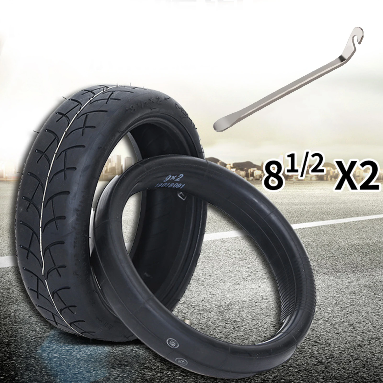 1 Pair Inner Tube/Outer Tire 8.5inch 81/2x2 Tire Replacement Rubber For 8.5 Inch Scooter 1s M365 Scooters Accessories
1 Pair Inner Tube/Outer Tire 8.5inch 81/2x2 Tire Replacement Rubber For 8.5 Inch Scooter 1s M365 Scooters Accessories