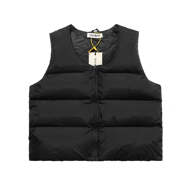 Sleeveless Cole Buxton PUFFER Vest JACKET Parkas Men Women 1:1 High Quality Zipper Vintage Coats Outerwear Male Street Clothes
Sleeveless Cole Buxton PUFFER Vest JACKET Parkas Men Women 1:1 High Quality Zipper Vintage Coats Outerwear Male Street Clothes