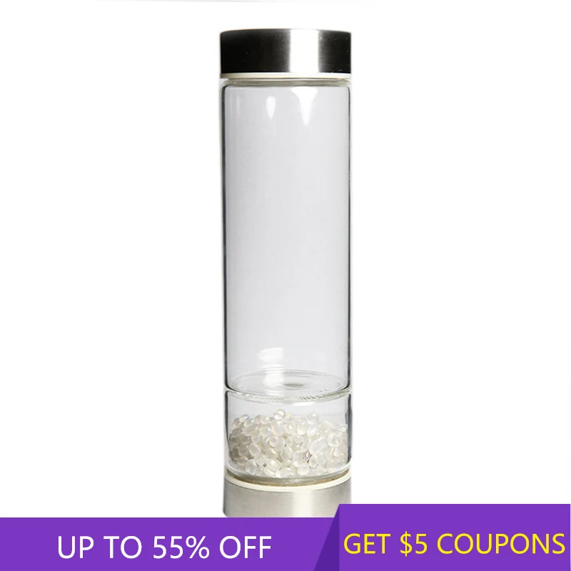 New Natural Clear Quartz Elixir Glass Drink Water Bottle Infused Healing Gemstone Crystal Chip Rock Stone Home Drinking Cup Gift
New Natural Clear Quartz Elixir Glass Drink Water Bottle Infused Healing Gemstone Crystal Chip Rock Stone Home Drinking Cup Gift