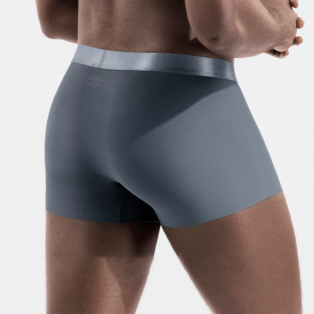 Mens Swimwear Beachwear Ice Silk Seamless Boxer Sexy Briefs Pouch Underwear Male Shorts Comfortable Swimming Trunks Underpant
Mens Swimwear Beachwear Ice Silk Seamless Boxer Sexy Briefs Pouch Underwear Male Shorts Comfortable Swimming Trunks Underpant