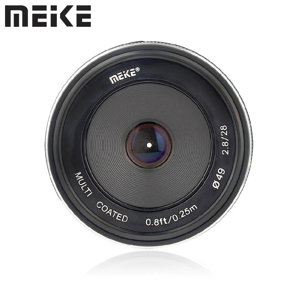 

Meike 28mm f2.8 APS-C Manual Prime Lens for Canon EF-M Mount EOS M M2 M3 M5 M6 M10 M50 M100 M200 M6 mark ii M50 mark ii