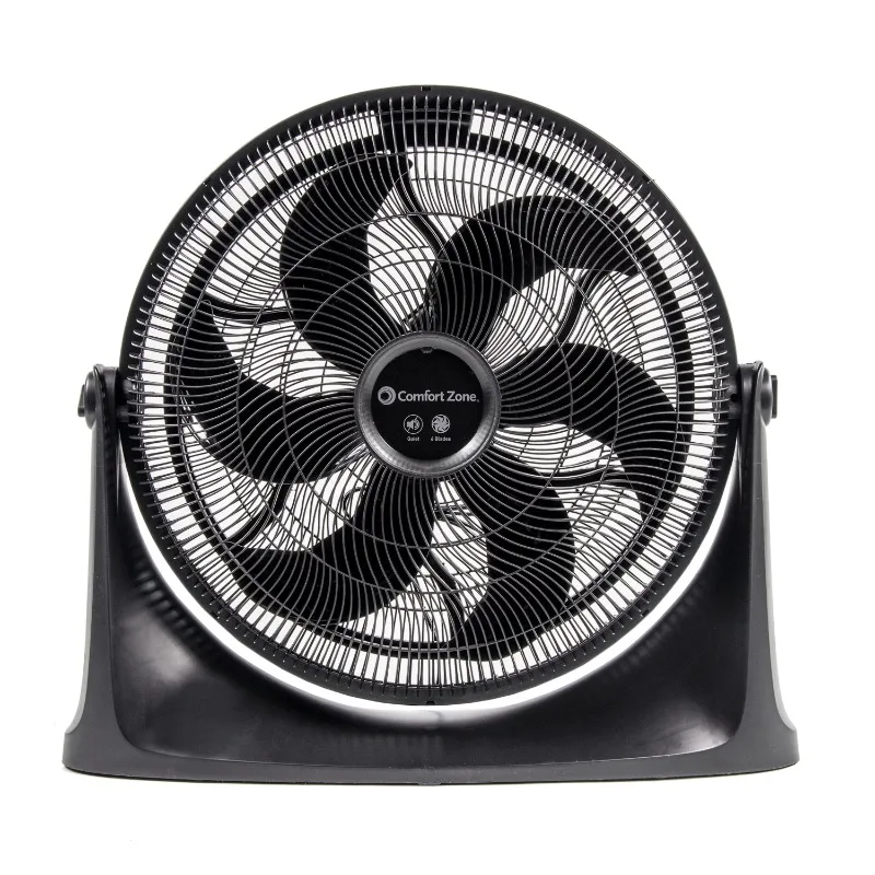 PowrCurve 3-Speed High-Velocity Wall-Mountable Floor Fan with 180-Degree Adjustable Tilt, 6 Fan Blades (Bracket Included), Black
PowrCurve 3-Speed High-Velocity Wall-Mountable Floor Fan with 180-Degree Adjustable Tilt, 6 Fan Blades (Bracket Included), Black