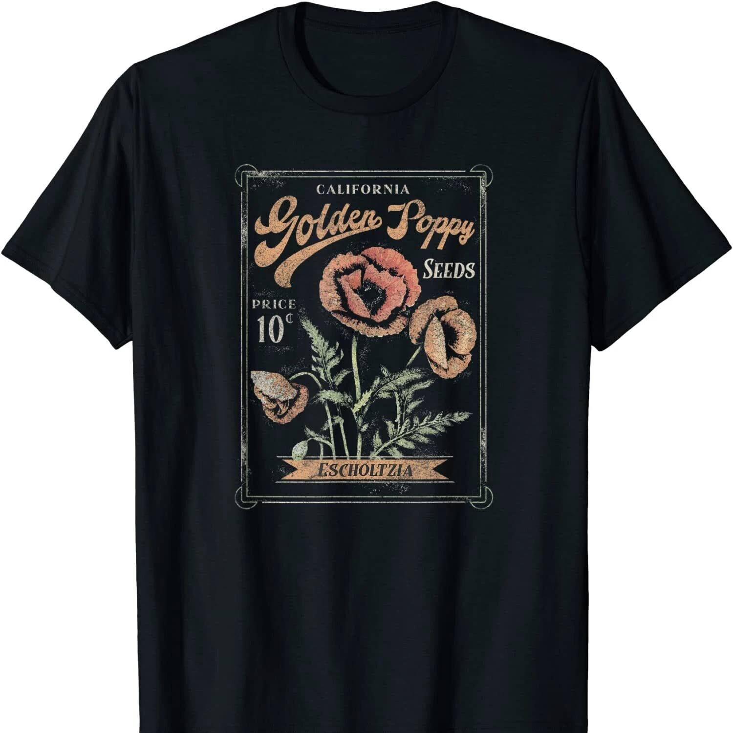 Trendy California Golden Poppy Vintage Stamp T Shirt New 100% Cotton Short Sleeve O-Neck T-shirt Casual Mens Top
Trendy California Golden Poppy Vintage Stamp T Shirt New 100% Cotton Short Sleeve O-Neck T-shirt Casual Mens Top