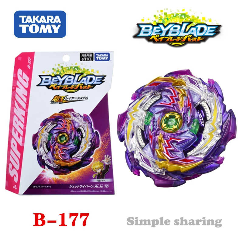 NEW Takara Tomy Beyblade Burst B-177 Superking Booster Jet Wyvern. Ar.Js 1D 2021 Kids Xmas Gift Toys for Boys
NEW Takara Tomy Beyblade Burst B-177 Superking Booster Jet Wyvern. Ar.Js 1D 2021 Kids Xmas Gift Toys for Boys