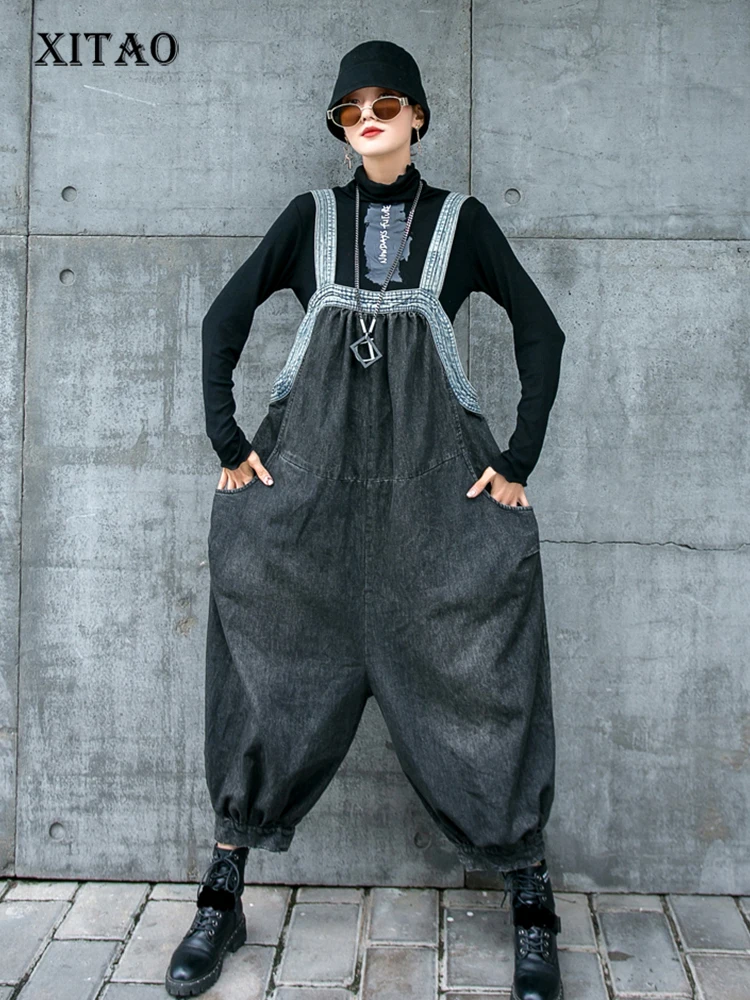 XITAO Solid Casual Jumpsuit Women Korea 2022 Autumn New Arrival Personality Fashion Loose Wide Leg Pants Denim Jumpsuit ZY7783
XITAO Solid Casual Jumpsuit Women Korea 2022 Autumn New Arrival Personality Fashion Loose Wide Leg Pants Denim Jumpsuit ZY7783