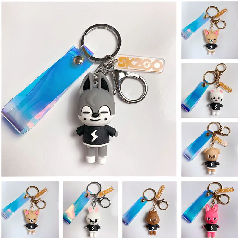 1pcs Kpop Stray Kids Skzoo keychain PVC 3D Pendant Cute Wolf Chan Jinnet Straykids key chain
1pcs Kpop Stray Kids Skzoo keychain PVC 3D Pendant Cute Wolf Chan Jinnet Straykids key chain