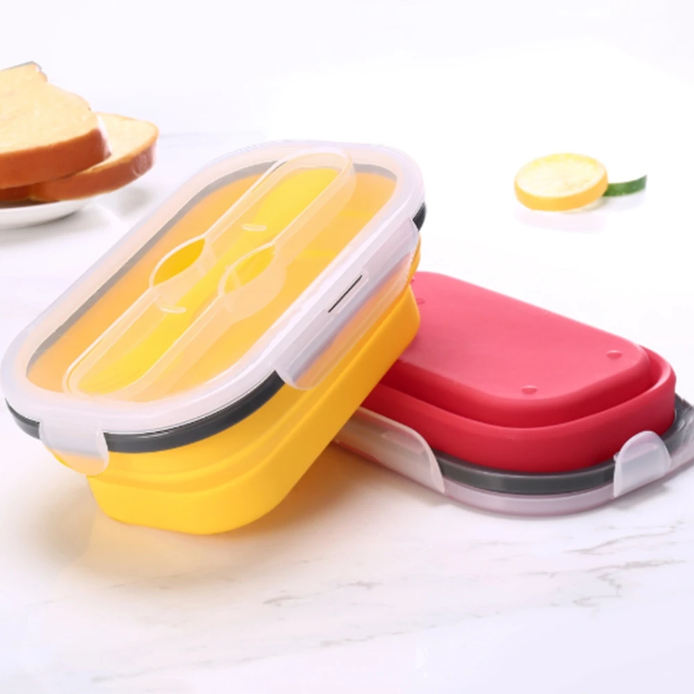 Складной силиконовый Ланч-бокс Bento, портативный контейнер для хранения пищи, уличный пикник, подходит для микроволновой печи, холодильника
Складной силиконовый Ланч-бокс Bento, портативный контейнер для хранения пищи, уличный пикник, подходит для микроволновой печи, холодильника