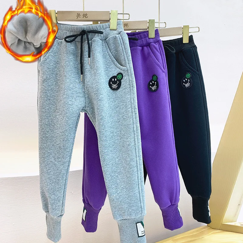 Children Winter Pants Plus Velvet Kids Causal Pants Thick Sports Warm Fleece Long Trousers for Teens Boys Girls 3-12 Years Wear
Children Winter Pants Plus Velvet Kids Causal Pants Thick Sports Warm Fleece Long Trousers for Teens Boys Girls 3-12 Years Wear
