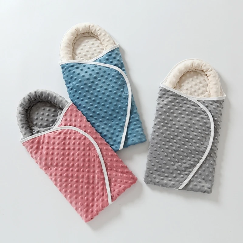 Soft Baby Blanket Thickened Swaddles Wrap for Newborns Adjustable Size and Secure Fastening Receiving Blanket
Soft Baby Blanket Thickened Swaddles Wrap for Newborns Adjustable Size and Secure Fastening Receiving Blanket