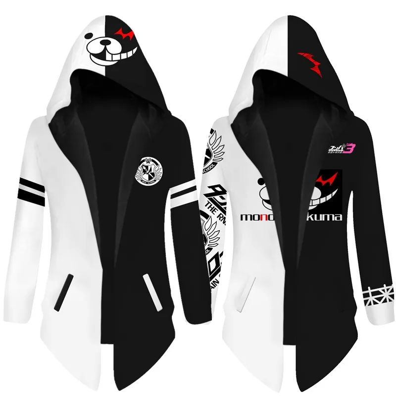 Danganronpa Monokuma Cosplay Adult Unisex Costume Jacket Trench Robe Cloak Hooded Cape Coat Prop
Danganronpa Monokuma Cosplay Adult Unisex Costume Jacket Trench Robe Cloak Hooded Cape Coat Prop