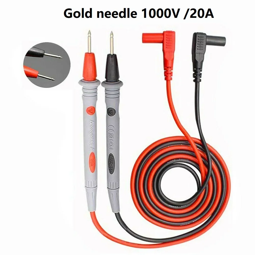 Digital Multimeter Probe Soft-Silicone Wire Universal Needle Tip For LED Tester 933mm/37.3in Meter Test Stick Needle Thread
Digital Multimeter Probe Soft-Silicone Wire Universal Needle Tip For LED Tester 933mm/37.3in Meter Test Stick Needle Thread