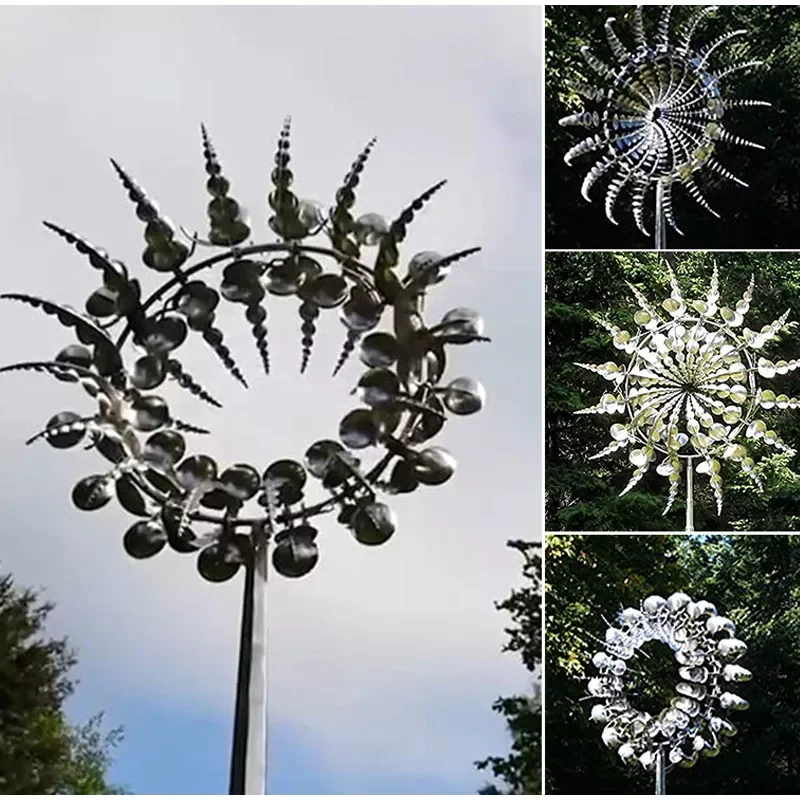 Unique And Magical Metal Windmill Outdoor Wind Spinners Wind Catchers Yard Landscape Patio Lawn Garden Decoration dropshipping
Unique And Magical Metal Windmill Outdoor Wind Spinners Wind Catchers Yard Landscape Patio Lawn Garden Decoration dropshipping