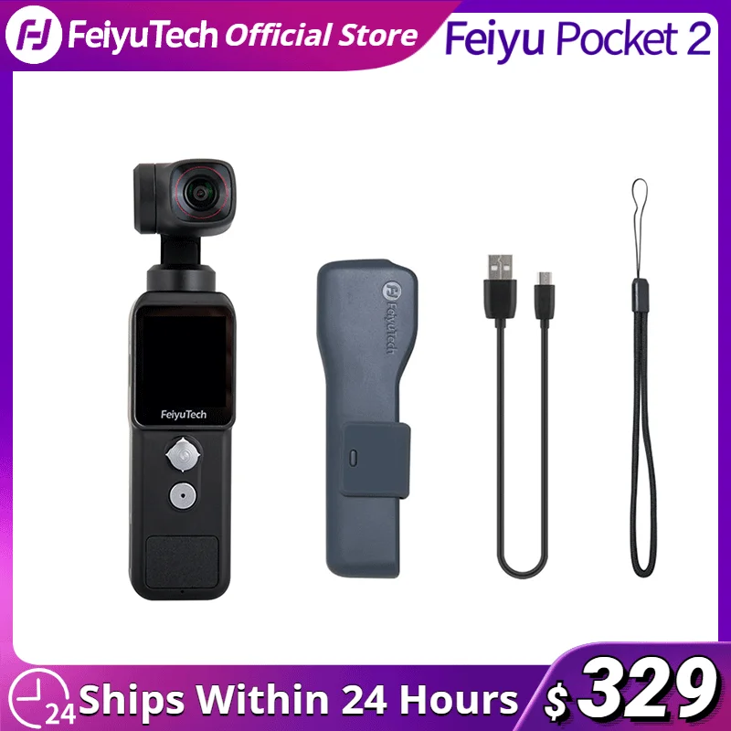 Tech Pocket 2 Handheld 3-Axis Gimbal Stabilized 4K Video Action Camera with Mic 130 View 12MP Photo 4 Zoom
Tech Pocket 2 Handheld 3-Axis Gimbal Stabilized 4K Video Action Camera with Mic 130 View 12MP Photo 4 Zoom