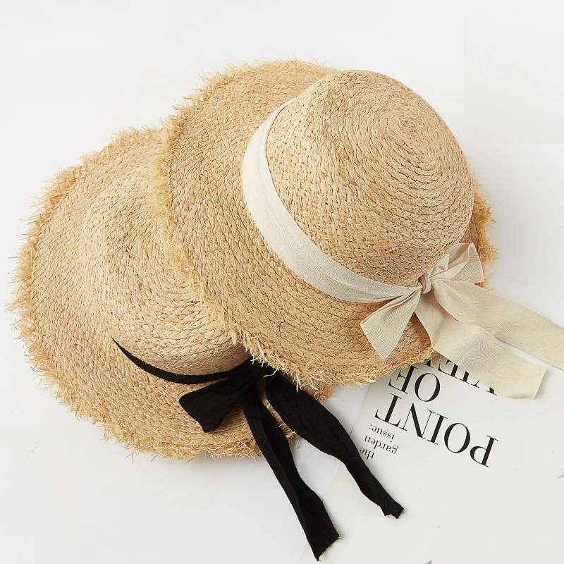 Casual Short Natural Raffia Straw Boater Hat Women Summer Handwoven Panama Sun Hat Fashion Lady Wide Brim Sun Beach Fedora Hat
Casual Short Natural Raffia Straw Boater Hat Women Summer Handwoven Panama Sun Hat Fashion Lady Wide Brim Sun Beach Fedora Hat