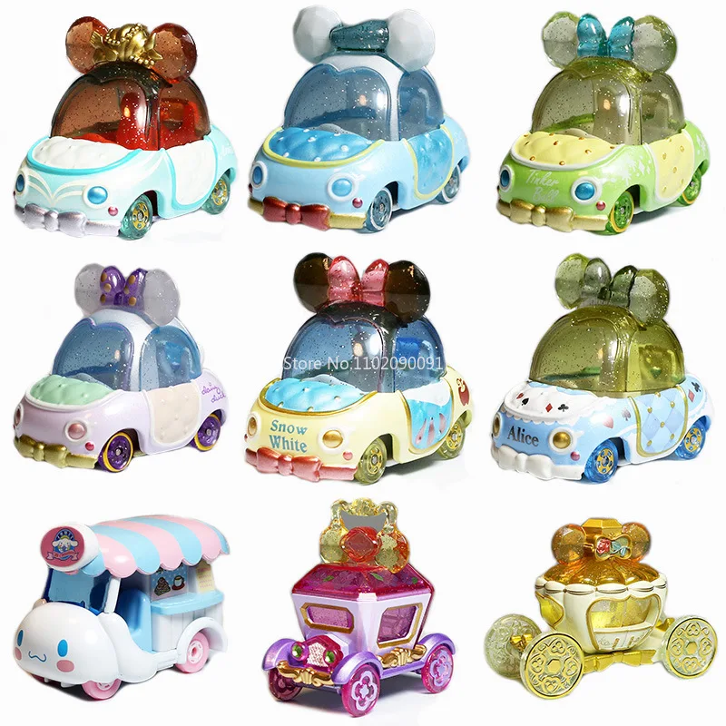 

TAKARA TOMY alloy car model toy Daisy Donald Duck Lightning Pikachu Mickey pickup truck children alloy car toy holiday gift