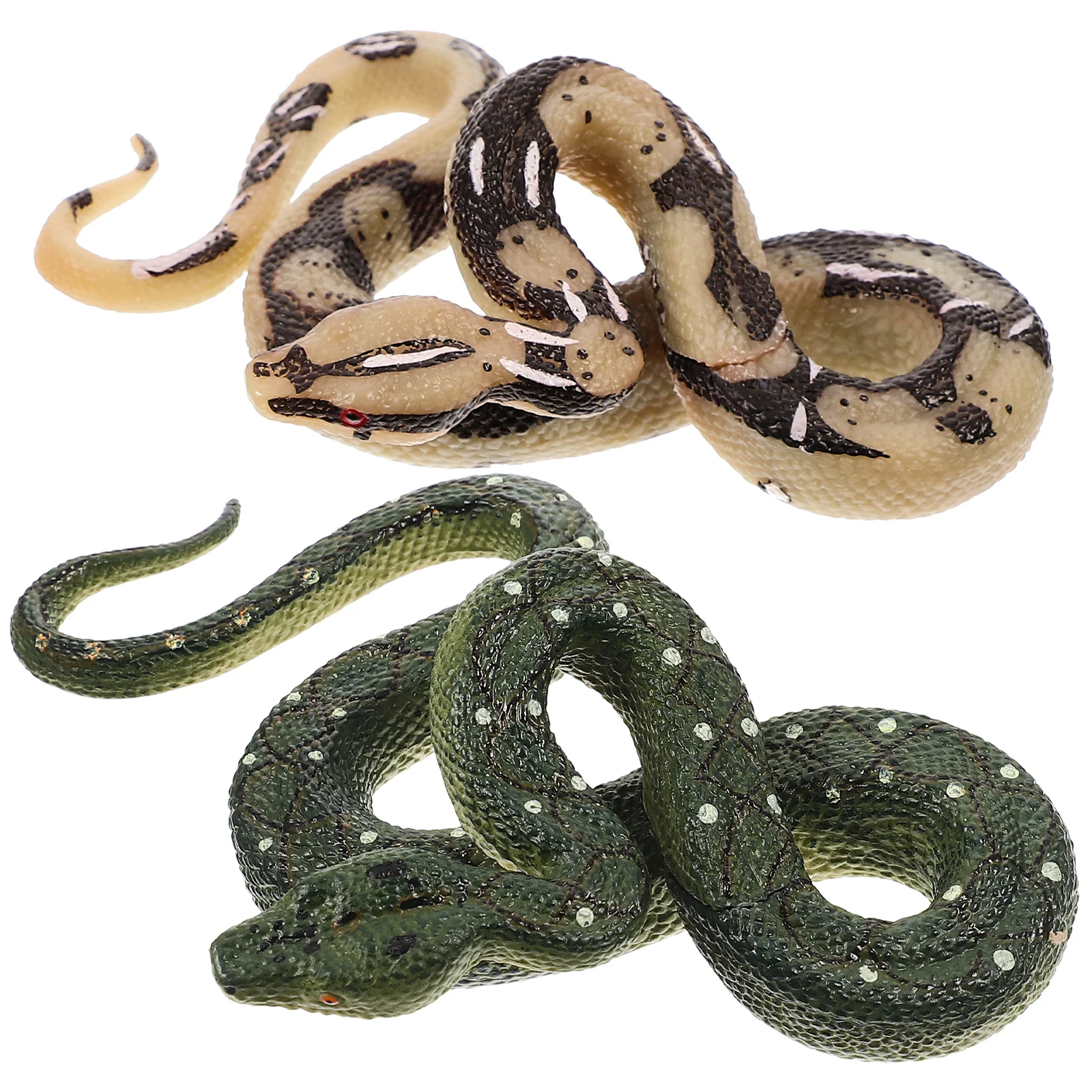 2 Pcs Python Model Snake Sculpture Crawling Toy Realistic Animal Figures Fake Cognitive Reptisoil Simulation Figurine Toys
2 Pcs Python Model Snake Sculpture Crawling Toy Realistic Animal Figures Fake Cognitive Reptisoil Simulation Figurine Toys