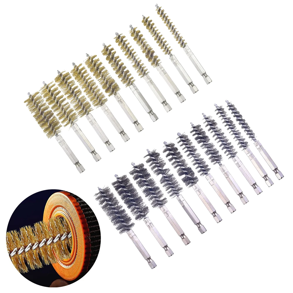 10Pcs Polishing Deburring Brush 8-19mm Wire Tube Machinery Rust Cleaner Tool For Washing Cleaning Grinder Brush Accessories
10Pcs Polishing Deburring Brush 8-19mm Wire Tube Machinery Rust Cleaner Tool For Washing Cleaning Grinder Brush Accessories