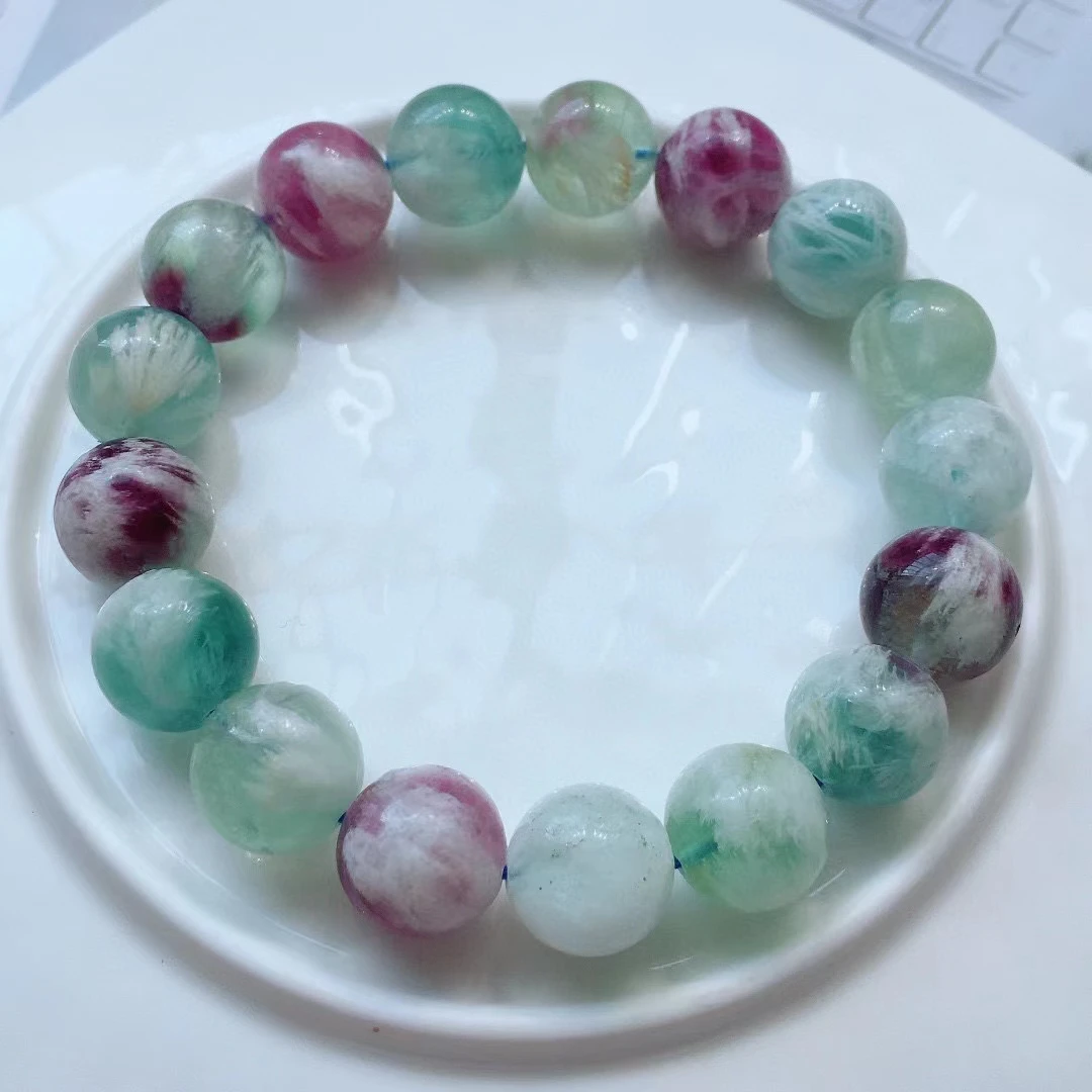Natural Colorful Fluorite Quartz Angel Feather Bracelet 12.3mm Clear Round Beads Green Fluorite Women Men Stone Rare AAAAA
Natural Colorful Fluorite Quartz Angel Feather Bracelet 12.3mm Clear Round Beads Green Fluorite Women Men Stone Rare AAAAA