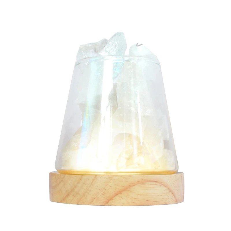 W8KC Electric Air Diffuser Aroma Essential Oil Diffuser Natural Crystal Aroma Diffuser Mini Cool Mist Maker LED Light
W8KC Electric Air Diffuser Aroma Essential Oil Diffuser Natural Crystal Aroma Diffuser Mini Cool Mist Maker LED Light