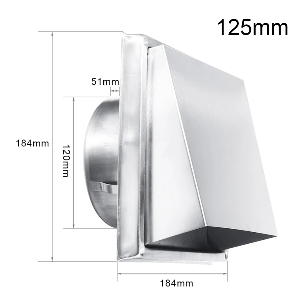 Stainless Steel Air Outlet Wall Ceiling Air Vent Waterproof Vents Cap 304 Steel Ducting Ventilation Exhaust Grille
Stainless Steel Air Outlet Wall Ceiling Air Vent Waterproof Vents Cap 304 Steel Ducting Ventilation Exhaust Grille