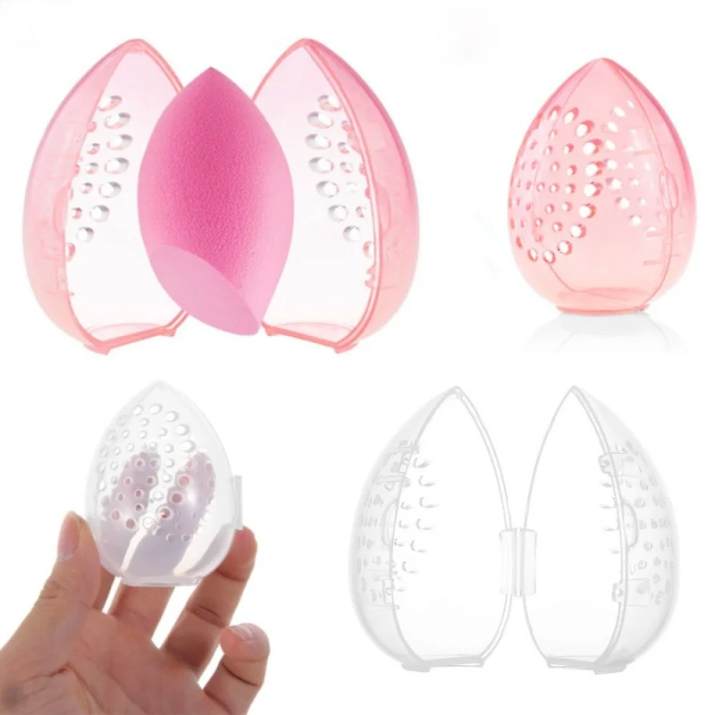 Cosmetics Sponge Holder Makeup Bag Plastic Protable Waterproof Storage Sponge Egg Shape Box Women's Cosmetics Accessories
Cosmetics Sponge Holder Makeup Bag Plastic Protable Waterproof Storage Sponge Egg Shape Box Women's Cosmetics Accessories