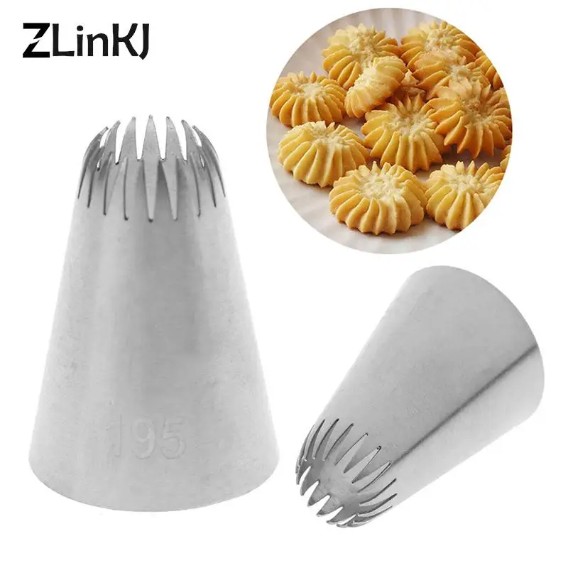 1Pcs Stainless Steel Piping Nozzles Cake Decorating Tips Set Confectionery Pastry Cream Baking DIY Tools New Kitchen Tool 
1Pcs Stainless Steel Piping Nozzles Cake Decorating Tips Set Confectionery Pastry Cream Baking DIY Tools New Kitchen Tool