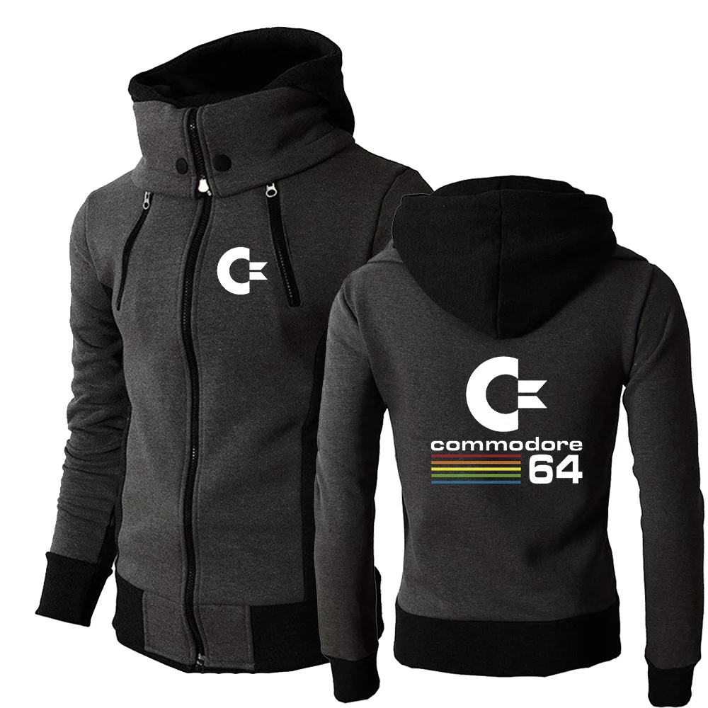 2022 Commodore 64 Men's C64 SID Amiga Retro 8-bit Spring Autumn Hooded Double Zip Hoodies Sport Outdoor Solid Color Jackets
2022 Commodore 64 Men's C64 SID Amiga Retro 8-bit Spring Autumn Hooded Double Zip Hoodies Sport Outdoor Solid Color Jackets