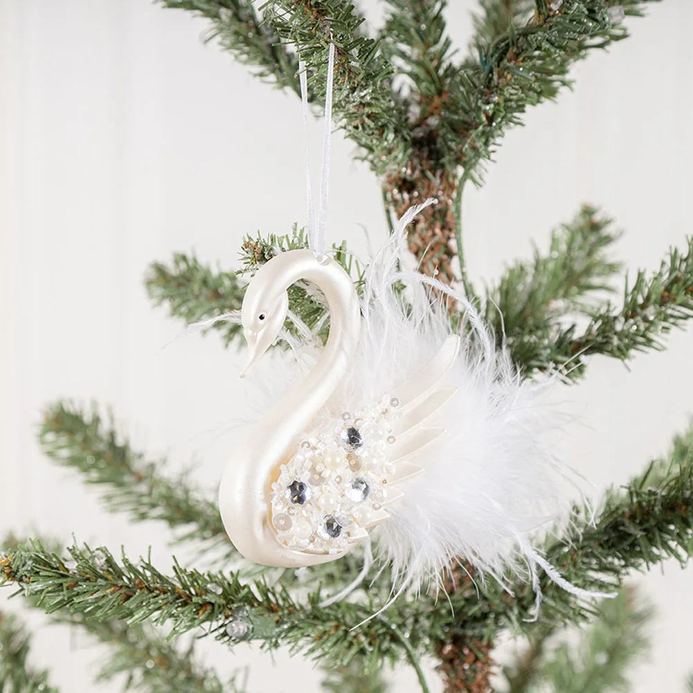 Simulated Feather White Swan Hanging Pedent Christmas Decoration Artificial Foam Swan Animal Christmas Wedding Party Ornaments
Simulated Feather White Swan Hanging Pedent Christmas Decoration Artificial Foam Swan Animal Christmas Wedding Party Ornaments