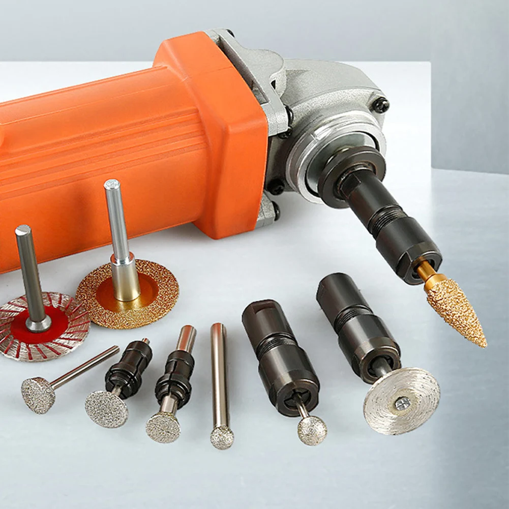 UYANGG 6/3mm Angle Grinder Modified Adapter to Straight Grinder Chuck For 100-type Angle Grinder M10 Thread grinding,polishing
UYANGG 6/3mm Angle Grinder Modified Adapter to Straight Grinder Chuck For 100-type Angle Grinder M10 Thread grinding,polishing