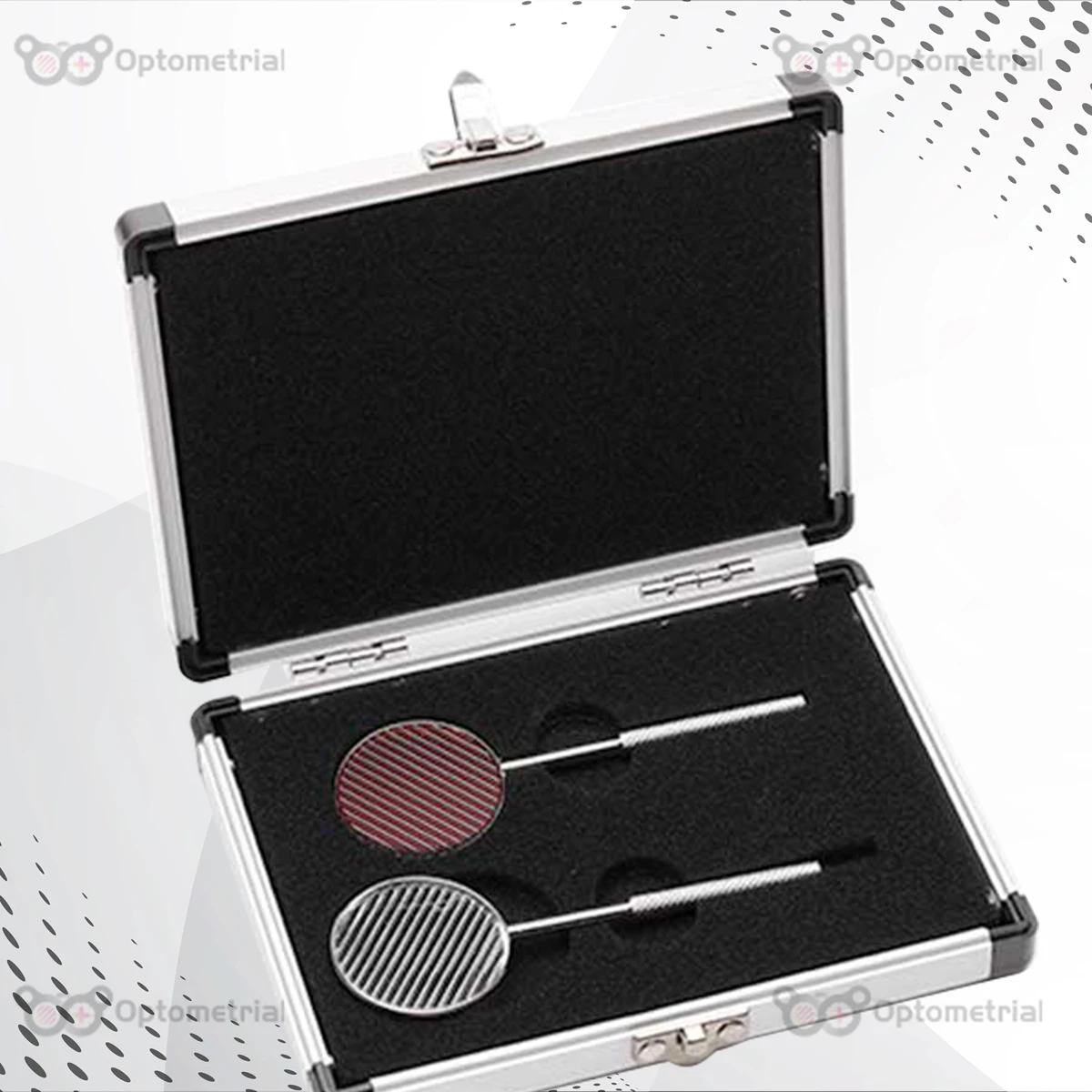 Алюминиевый корпус тестера Maddox | Красный фильтр и полосовая линия | Оптометрическая изысканная мера | 2 шт. | длина ручки 68 мм | maddox
Алюминиевый корпус тестера Maddox | Красный фильтр и полосовая линия | Оптометрическая изысканная мера | 2 шт. | длина ручки 68 мм | maddox