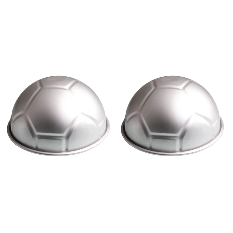 2 PCS 3D Half Round Ball Shaped Football Cake Mold 8 Inch Thickening Aluminum Alloy Mould Birthday Baking Pan
2 PCS 3D Half Round Ball Shaped Football Cake Mold 8 Inch Thickening Aluminum Alloy Mould Birthday Baking Pan