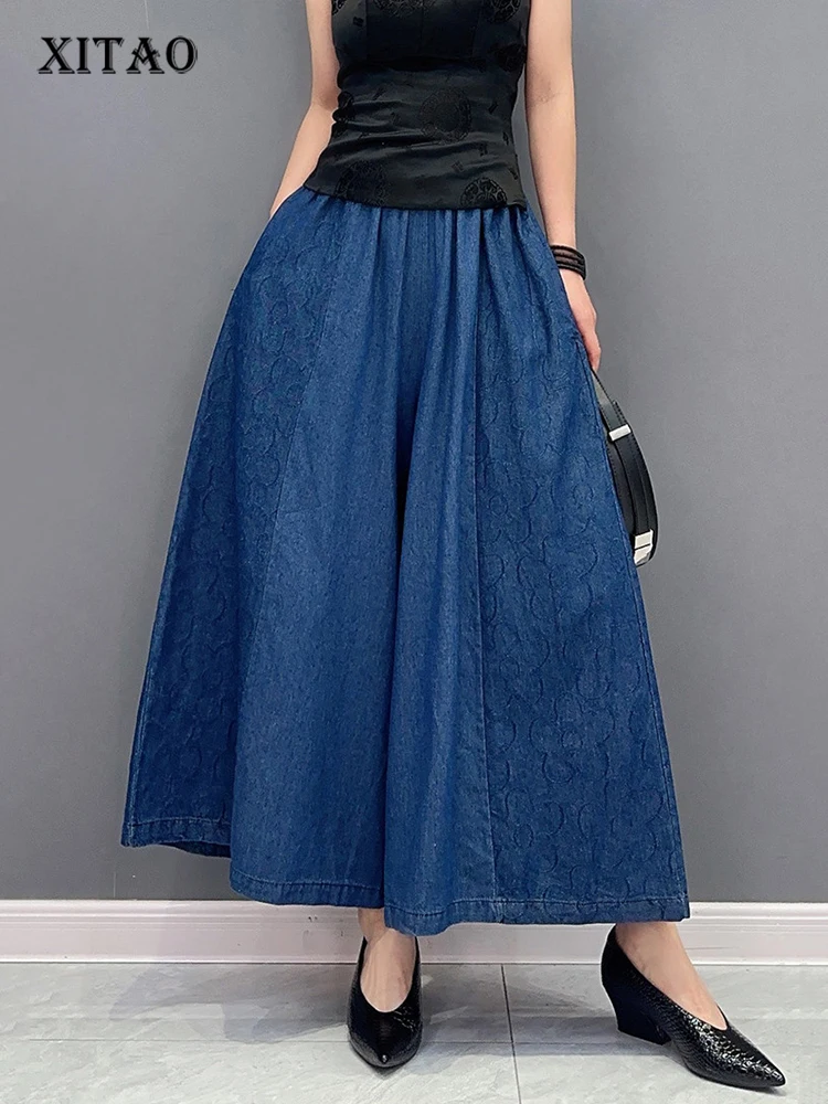 XITAO Casual Denim Ankle-length Pants Temperament All-match Fashion Trend Women Summer New Arrival Loose Wide Leg Pants HQQ0934
XITAO Casual Denim Ankle-length Pants Temperament All-match Fashion Trend Women Summer New Arrival Loose Wide Leg Pants HQQ0934