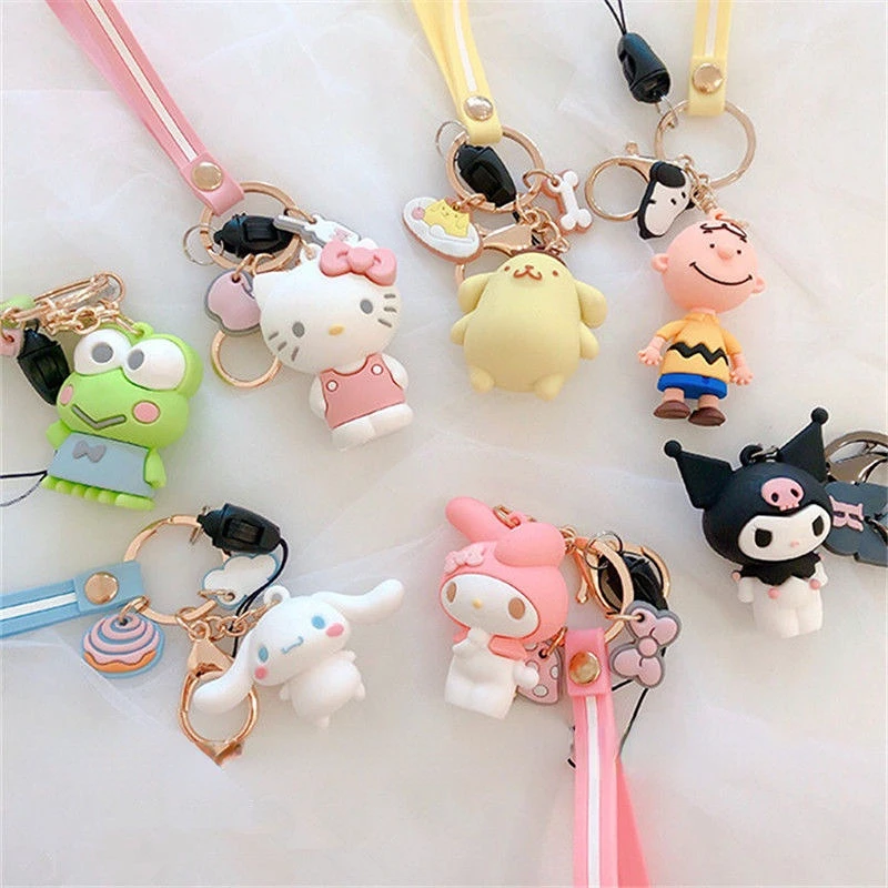 Sanrio anime cartoon pendant hand rope key chain pendant mobile phone shell lanyard cute women's jewelry doll daily wholesale
Sanrio anime cartoon pendant hand rope key chain pendant mobile phone shell lanyard cute women's jewelry doll daily wholesale