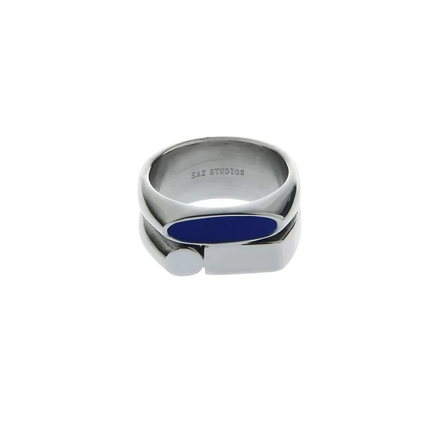 2022ss Korean Style Blue Double-Layer Irregular Ring Men's Cold High-End Minimalist Niche High Street Titanium Steel Jewelry
2022ss Korean Style Blue Double-Layer Irregular Ring Men's Cold High-End Minimalist Niche High Street Titanium Steel Jewelry