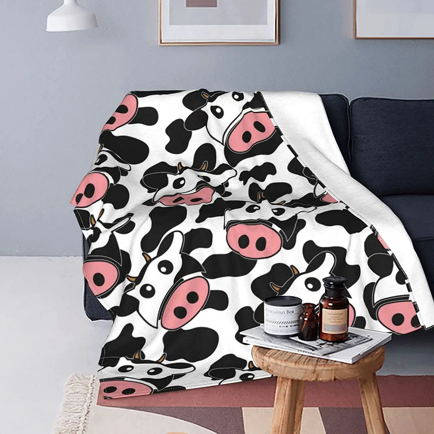 Cow Flannel Fleece Bed Blanket Throw Blanket Lightweight Cozy Plush Blanket for Bedroom Living Rooms Sofa Couch
Cow Flannel Fleece Bed Blanket Throw Blanket Lightweight Cozy Plush Blanket for Bedroom Living Rooms Sofa Couch