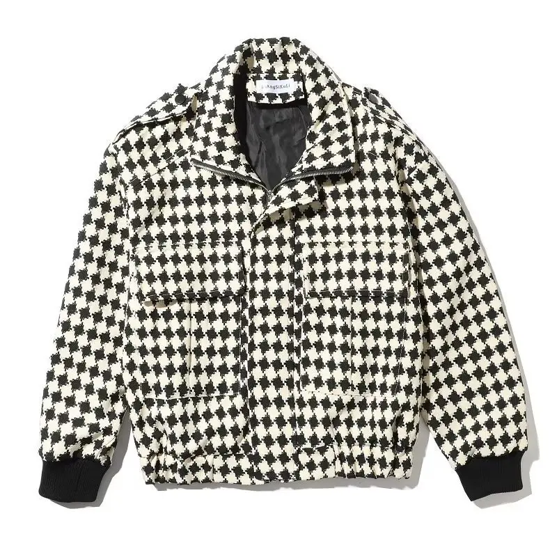 Spring and Autumn New Men's Standing Neck Solid Color Jacket Fashion Design Sense Small Fragrance Coat Casual Sports Mens Top
Spring and Autumn New Men's Standing Neck Solid Color Jacket Fashion Design Sense Small Fragrance Coat Casual Sports Mens Top