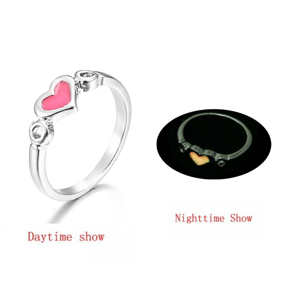 Creative Luminous Love Heart Rings for Women Couples Korean Fashion CZ Cubic Zirconia Finger Ring Engagement Jewelry Party Gift
Creative Luminous Love Heart Rings for Women Couples Korean Fashion CZ Cubic Zirconia Finger Ring Engagement Jewelry Party Gift