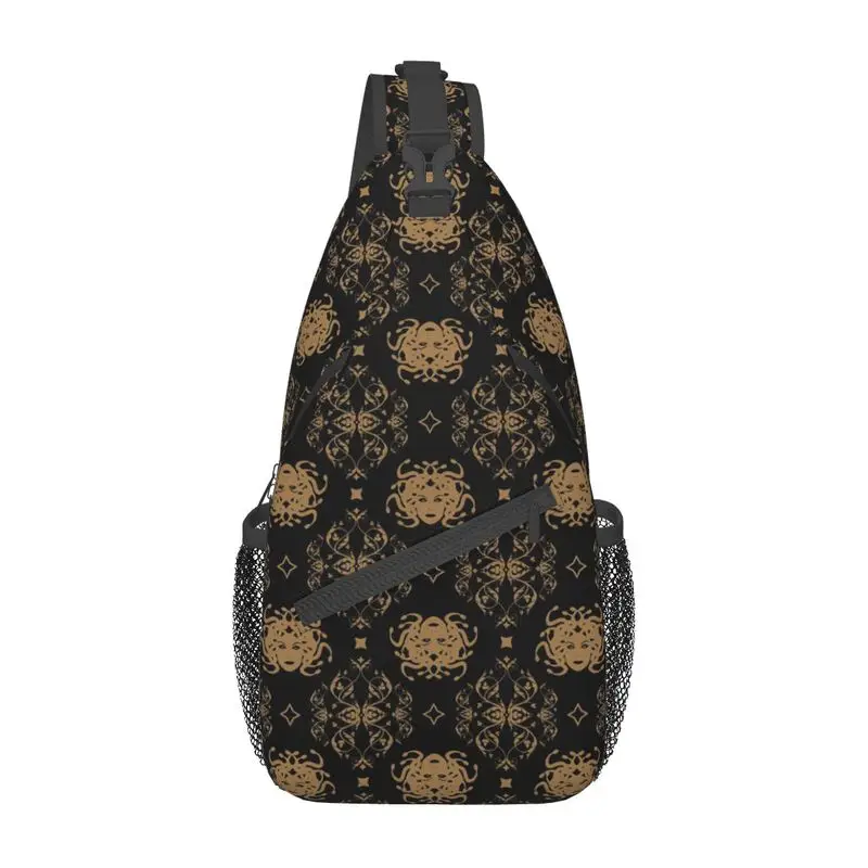 Casual Retro Medusa Head Gothic Pattern Sling Bag for Travel Hiking Men Crossbody Chest Backpack Shoulder Daypack
Casual Retro Medusa Head Gothic Pattern Sling Bag for Travel Hiking Men Crossbody Chest Backpack Shoulder Daypack