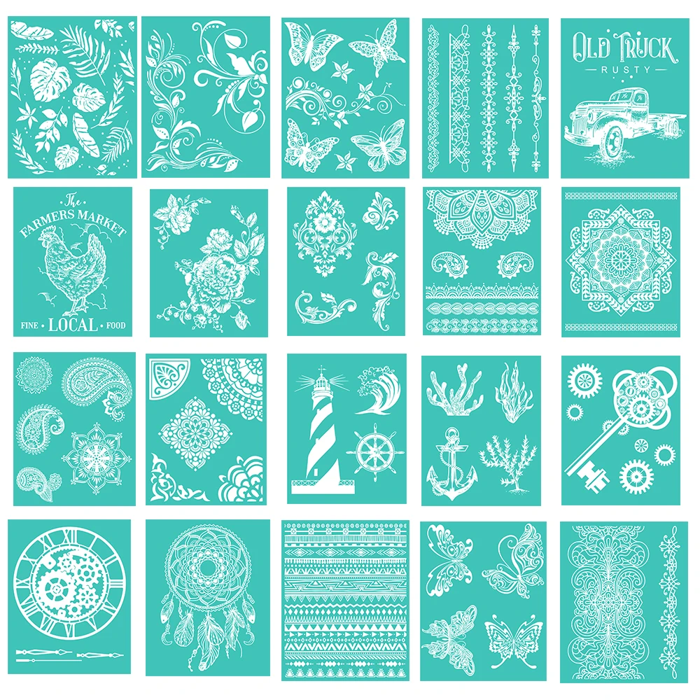 Classic Cock Truck Butterfly Flowers Reusable Self-Adhesive Silk Screen Printing Perfect for Used on Wood Glass Acrylic 2023
Classic Cock Truck Butterfly Flowers Reusable Self-Adhesive Silk Screen Printing Perfect for Used on Wood Glass Acrylic 2023